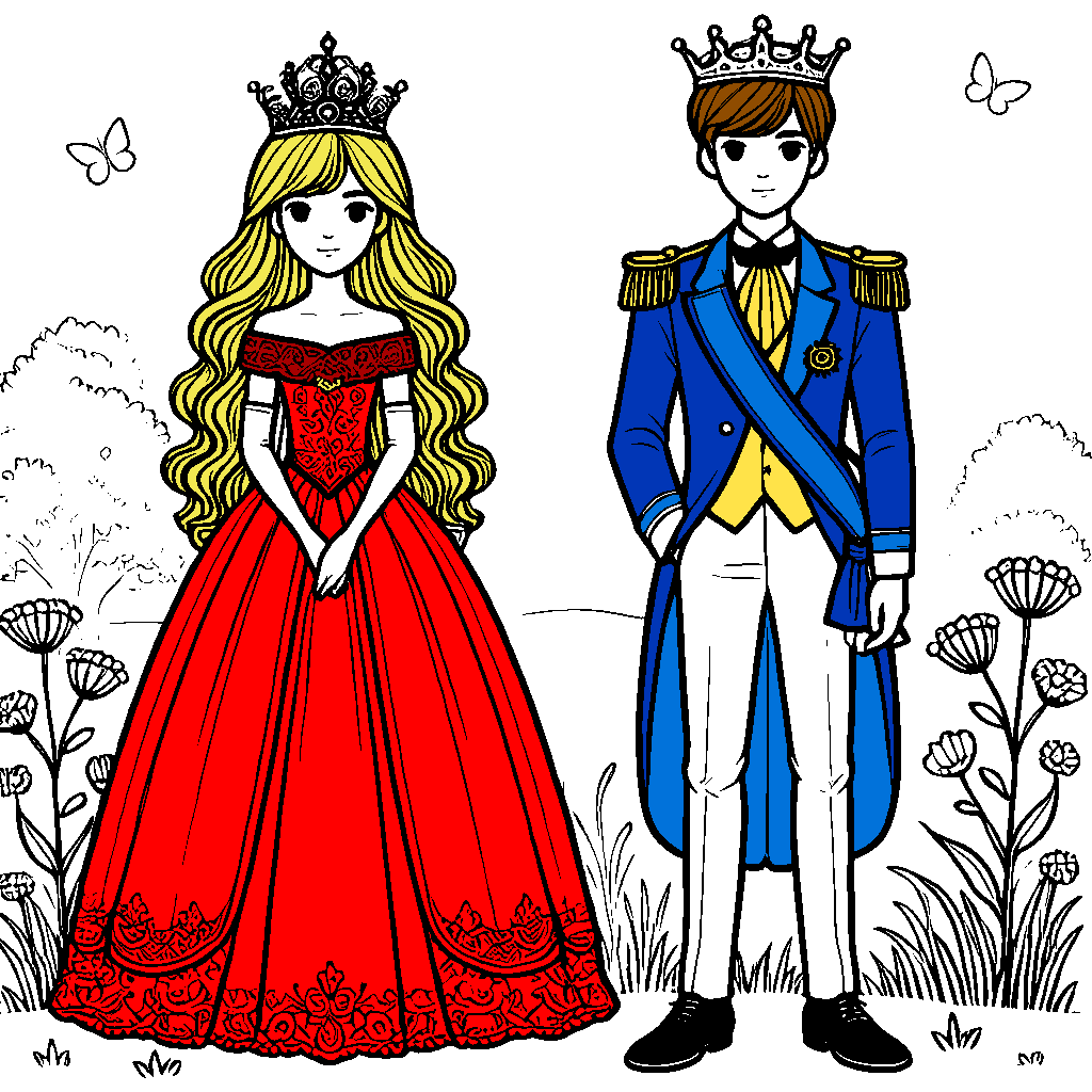 Ausmalbilder Prinzessin