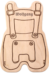 Bayerisches Brotzeitbrett Geschenk