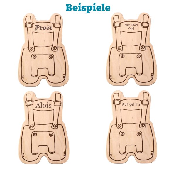 Bayerisches Brotzeitbrettchen Beispiele