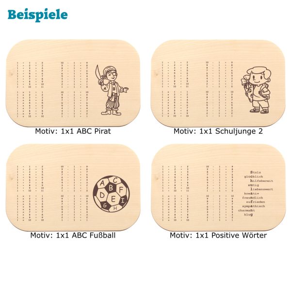 Brotzeitbrettchen Schulanfang Beispiele