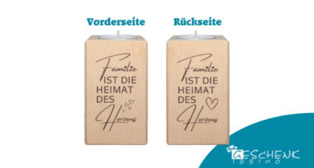 Deko mit Familienspruch Deko mit Spruch Familie