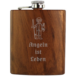 Flachmann aus Edelstahl recycelt