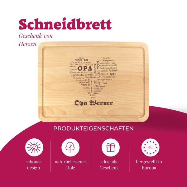 Frückstücksbrett Opi Geschenk