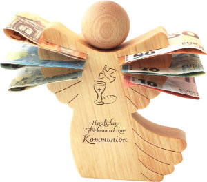 Geldgeschenk Kommunion Engel