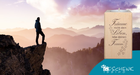 Kerzenhalter als Motivationsspruch Kerzenhalter geschenk motivation