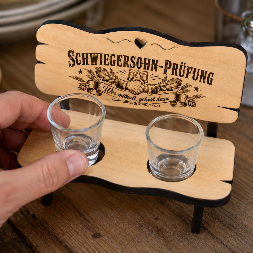 Holzgeschenk für den Schwiegersohn zum Geburtstag