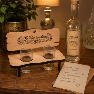 geschenk zum 25. hochzeitstag