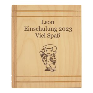 Geschenk zur Einschulung - Spardose mit Name