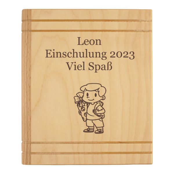 Geschenk zur Einschulung - Spardose mit Name