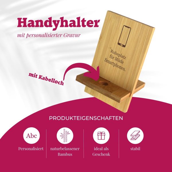 Handystaender mit Gravur