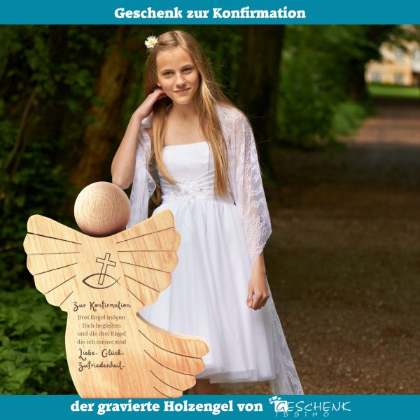 Holzengel Konfirmation