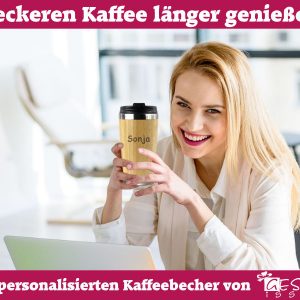 Individueller Kaffeebecher to go