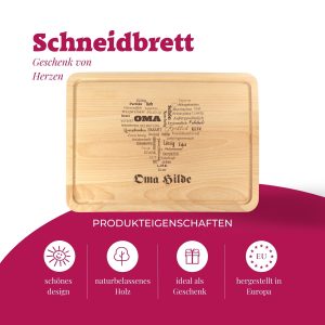 Individuelles Brotzeitbrett Oma