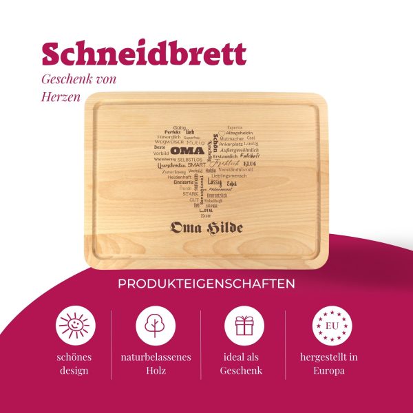 Individuelles Brotzeitbrett Oma