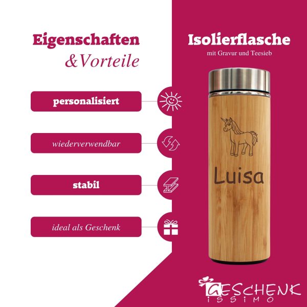 Vorteile der Isolierflasche mit Namen