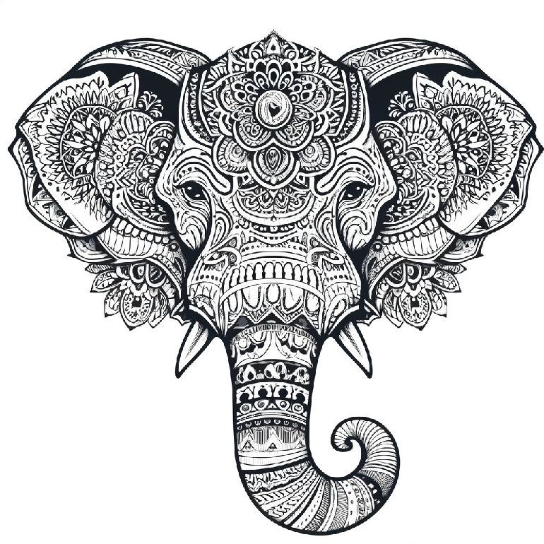 Mandala Elefant
