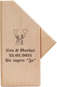 Messerblock Hochzeitsgeschenk