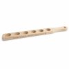 Feierabend Geschenk: Schnapslatte Holz mit Gravur für 6 Gläser