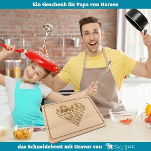 Papa Geschenk Frühstücksbrett