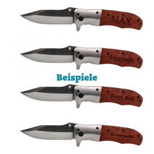 personalisiertes Jagdmesser Beispiele