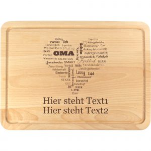 Personalisiertes Oma Brettchen