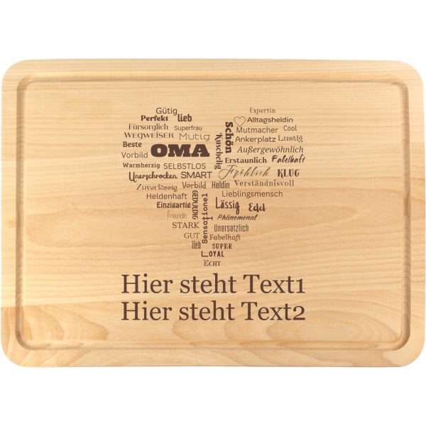 Personalisiertes Oma Brettchen