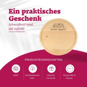 Rundes Schneidebrett Holz Eigenschaften