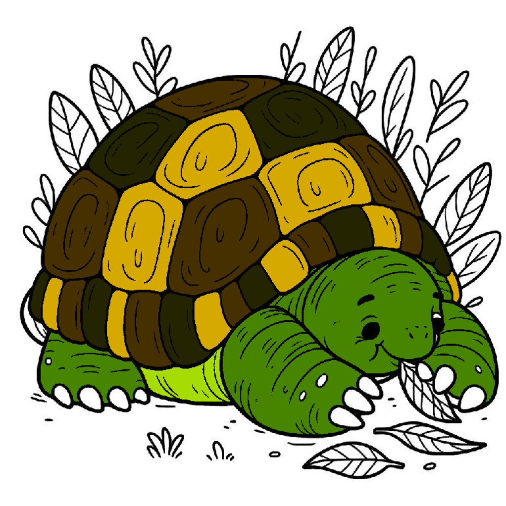 Schildkröte Ausmalbild