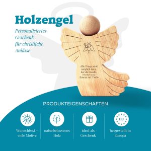 Schutzengel aus Holz