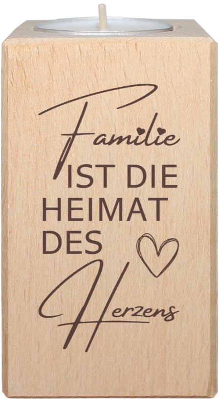 Teelichthalter Rückseite 