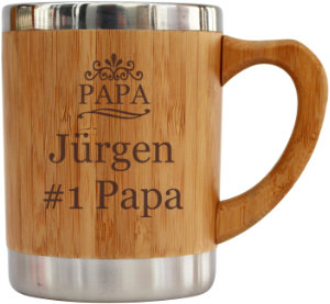 Vatertagsgeschenk personalisierte Tasse